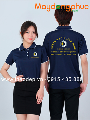 May áo phông Công ty Kiến trúc nội thất D-Home