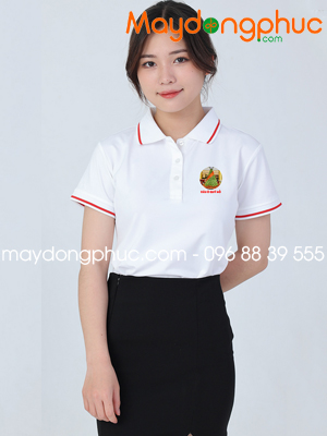 May áo phông màu trắng Dâu Ô Quý Hồ