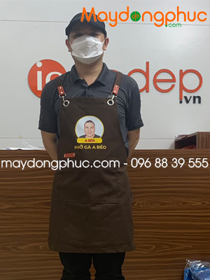 May tạp dề Quán Phở gà A Béo