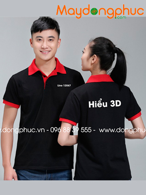 May áo phông Hiểu 3D Line 12067