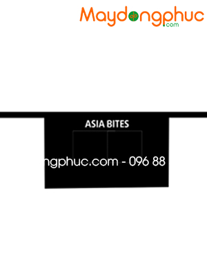 May tạp dề dáng ngắn Quán Asia Bites