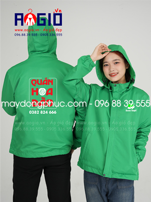 May áo gió đồng phục Quán Hoa Đòa Susu Sapa