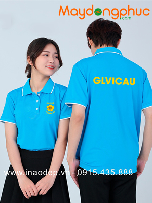 May áo phông Công ty Gia Long Victoria AU