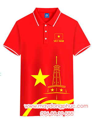 May áo phông Kết nối tri thức với cuộc sống cùng hình cột cờ Viet Nam