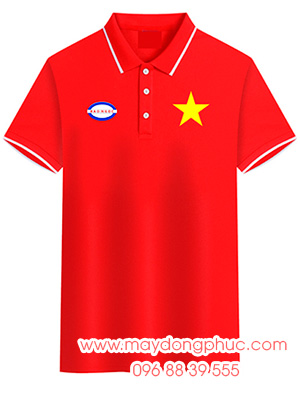 May áo phông cờ đỏ Tôi yêu Tổ quốc tôi - Bảo Ngọc