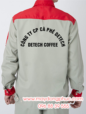 May đồng phục bảo hộ Công ty CP Cà phê Detech