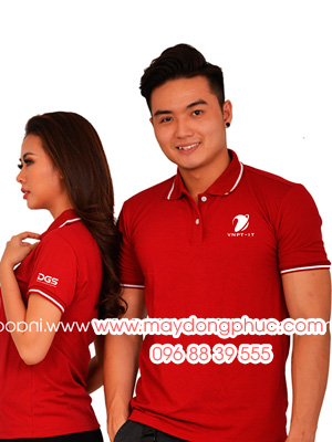 May áo phông đồng phục VNPT-IT
