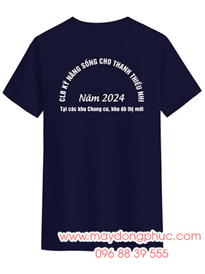 May áo phông CLB Kỹ năng sống cho thanh thiếu nhi Năm 2024