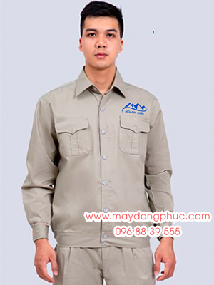 May đồng phục bảo hộ Công ty TNHH Dịch vụ Thương mại Hoành Sơn