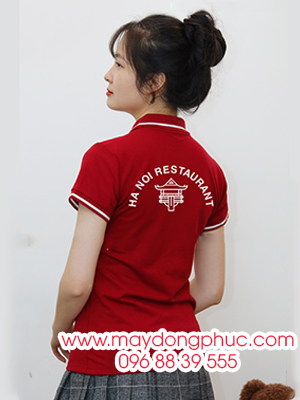 May áo phông đồng phục Ha Noi Restaurant