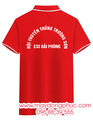 May áo phông Hội truyền thống Trường Sơn E35 Hải Phòng