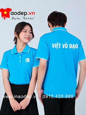 May áo phông đồng phục Việt Võ Đạo