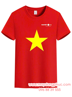 May Áo cờ đỏ sao vàng Bảo hiểm nhân thọ BaoViet Life