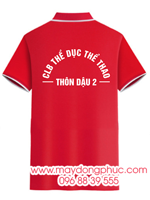 May áo phông CLB Thể dục Thể thao Thôn Dậu 2
