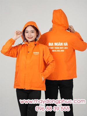 May áo gió đồng phục Bia Ngân Hà