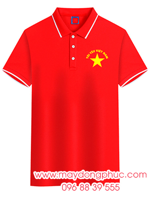 May áo cờ đỏ sao vàng Tôi yêu Việt Nam