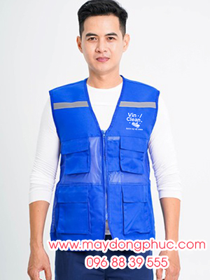 May áo gile Công ty Dịch vụ vệ sinh Vin Clean