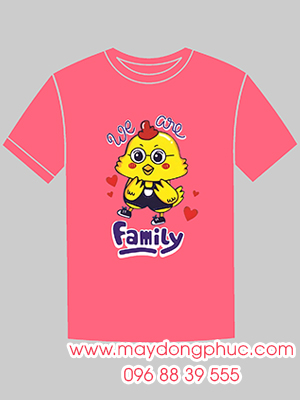 May áo Lớp We are family - Play Learn and Grow Together