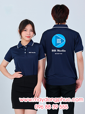May áo phông đồng phục BB Media