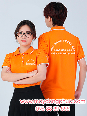 May áo phông Nhà hàng Tường Béo