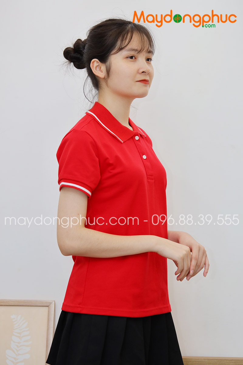 Áo phông polo màu đỏ | Ao phong