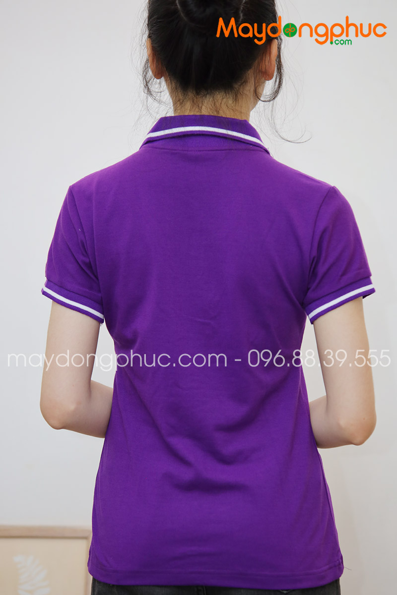 Áo phông polo màu tím | Ao phong