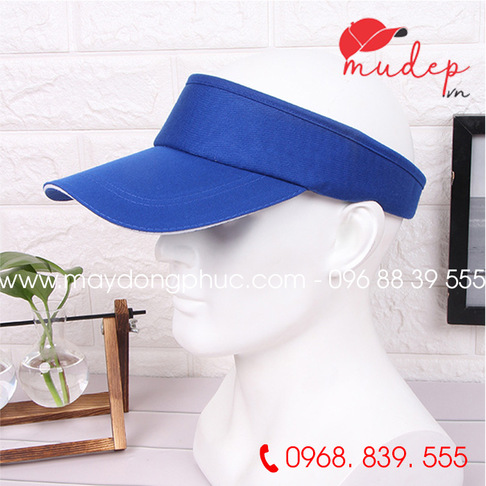 Mũ lưỡi trai nửa đầu màu xanh YA | Mu luoi trai
