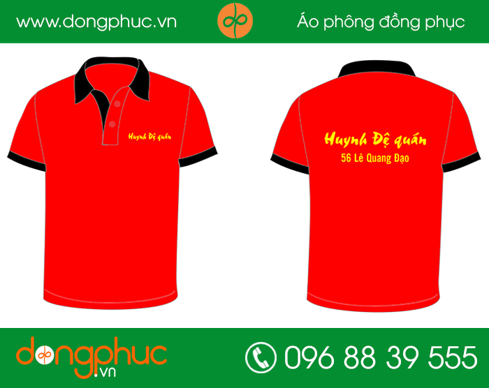 May đồng phục quán Huynh Đệ | May dong phuc cong ty
