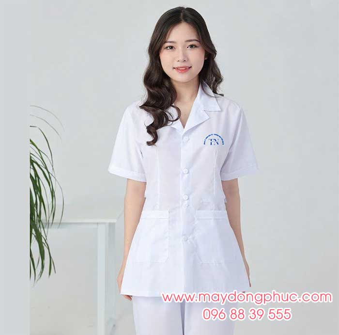 May đồng phục y tế Công Ty TNHH Đầu Tư - Thương Mại Tiến Ngân | May dong phuc y te