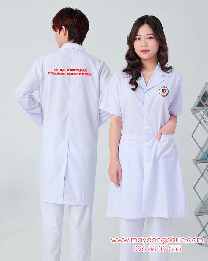 May đồng phục y tế Hội y học thể thao Việt Nam | May dong phuc y te