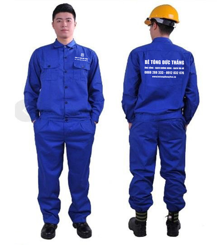 May đồng phục bảo hộ Bê tông Đức Thắng | May dong phuc bao ho