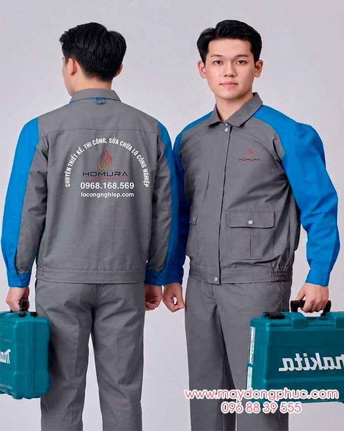 May đồng phục bảo hộ Công ty Homura Việt Nam | May dong phuc bao ho