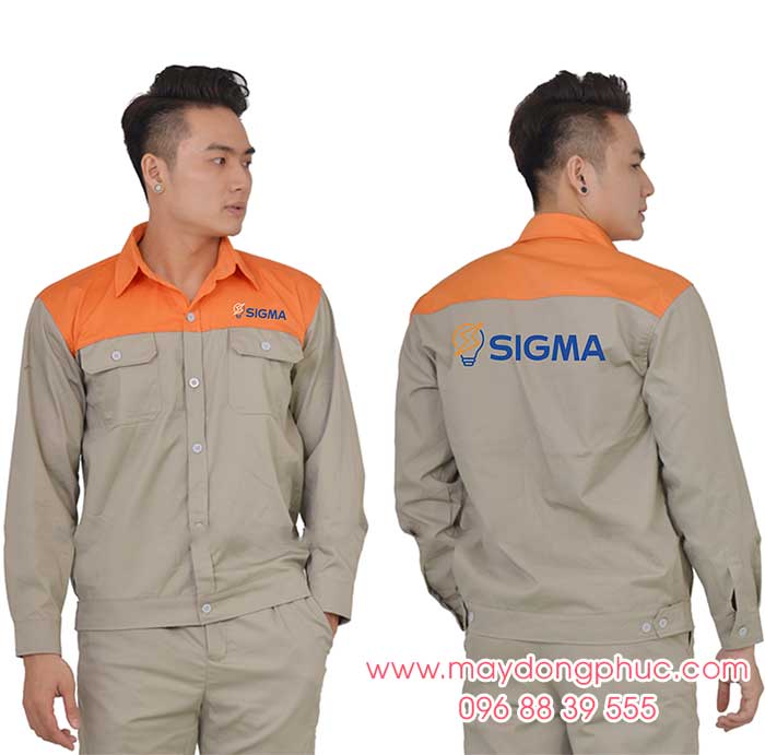 May đồng phục bảo hộ Công ty Sigma | May dong phuc bao ho