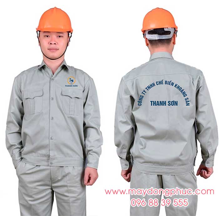 May đồng phục bảo hộ Công ty TNHH Chế biến khoáng sản Thanh Sơn | May dong phuc bao ho
