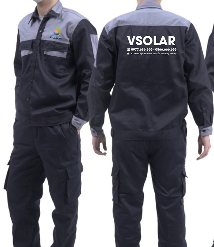 May đồng phục bảo hộ Công ty VSOLAR | May dong phuc bao ho
