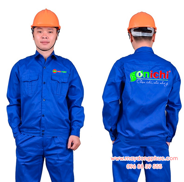 May đồng phục bảo hộ SơnIchi | May dong phuc bao ho