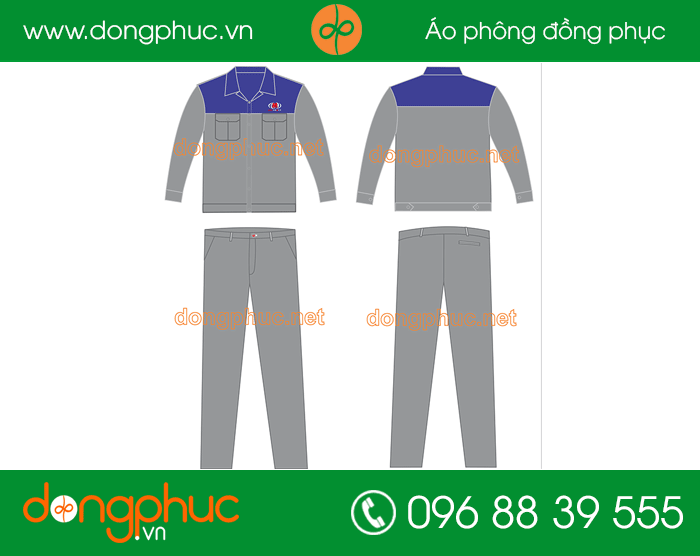 May đồng phục bảo hộ công ty AMV Group | May ao bao ho
