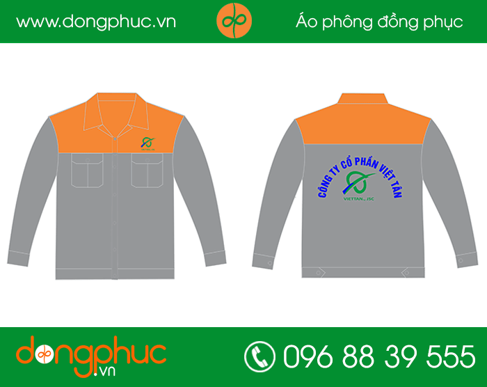 May đồng phục công ty Việt Tân | May dong phuc cong ty