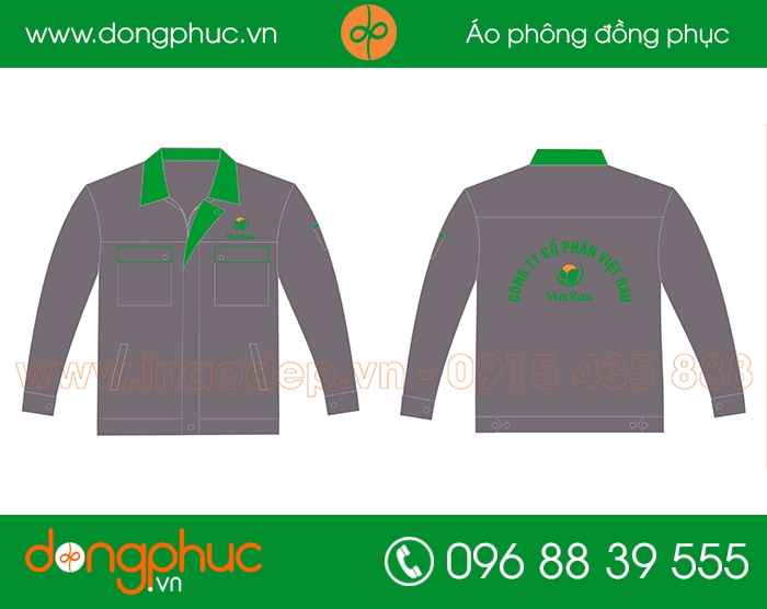 May đồng phục bảo hộ công ty Việt Rau | May dong phuc bao ho