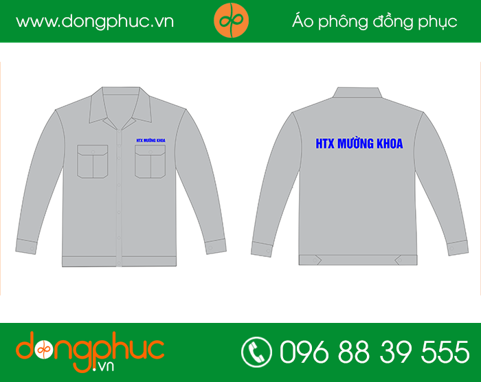 May đồng phục bảo hộ công ty HTX Mường Khoa | May dong phuc bao ho