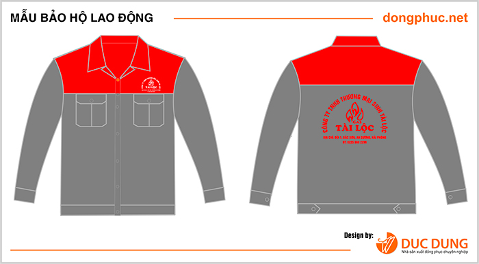 May áo bảo hộ Công ty TNHH Thương mại Sinh Tài Lộc | May dong phuc bao ho