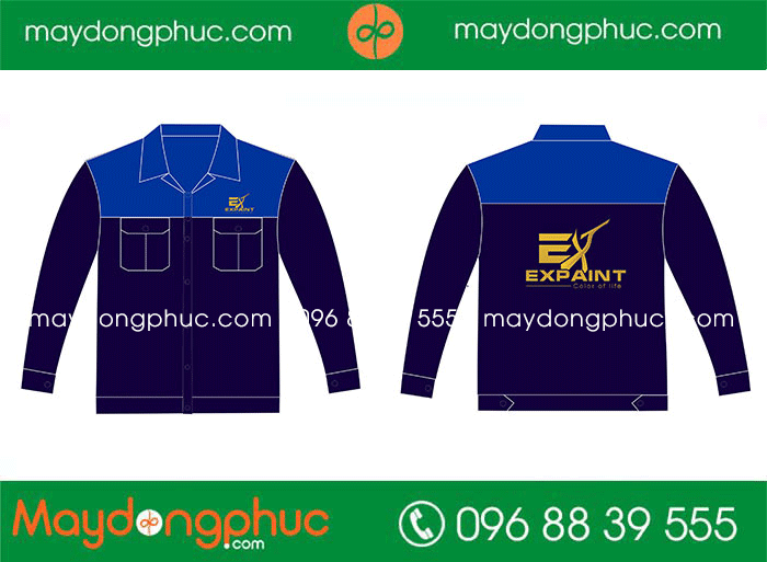 May áo bảo hộ Công ty Expaint | May dong phuc bao ho