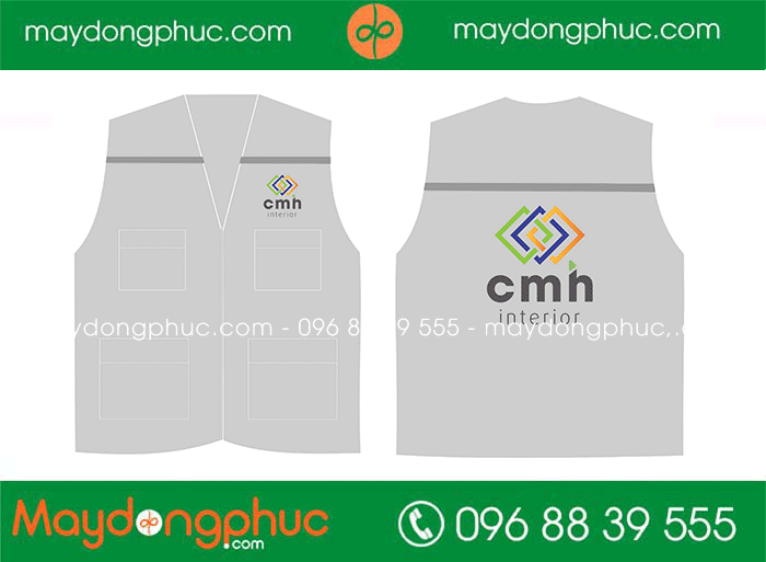 May áo gile Công ty CMH | May ao gile dong phuc