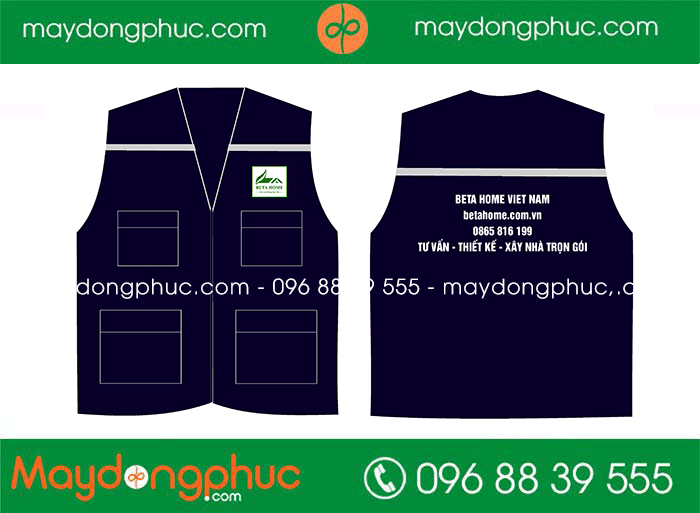 May áo gile Công ty Beta Home Việt Nam | May ao gile dong phuc