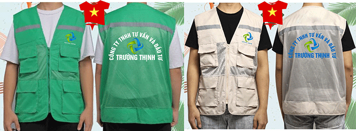 May áo gile Công ty tư vấn và đầu tư Trường Thịnh | May ao gile dong phuc