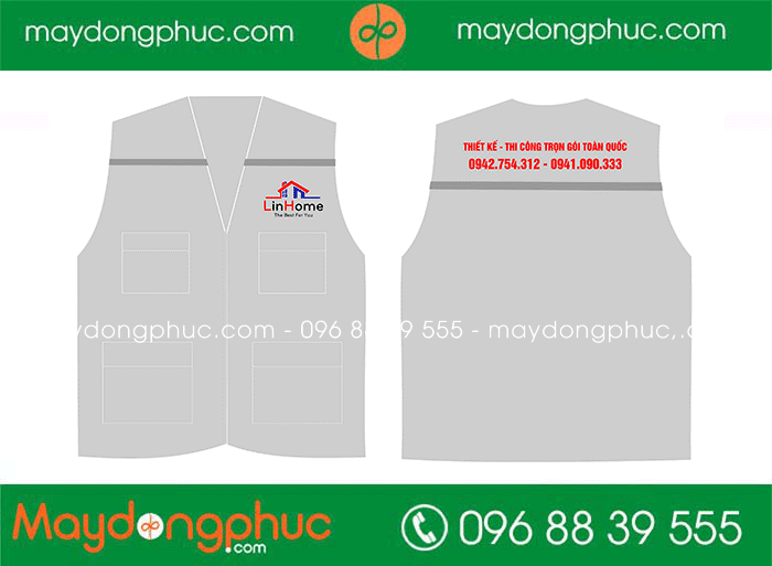 May áo bảo hộ Công ty LinHome | May dong phuc bao ho