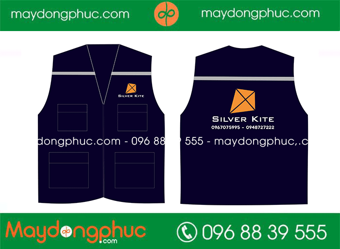 May áo gile Công ty Sliver Kite | May ao gile dong phuc