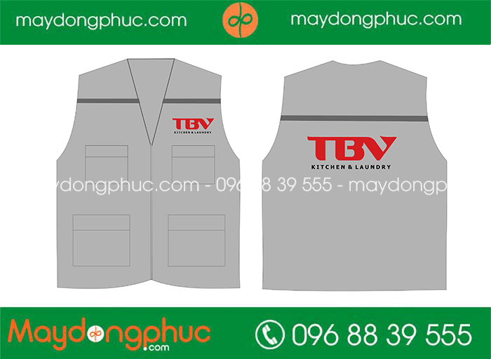 May áo gile Công ty TBV | May ao gile dong phuc