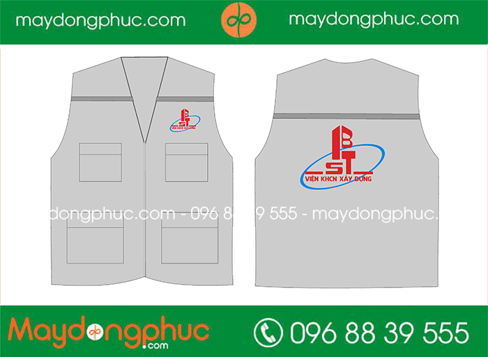 May áo gile Viện KHCN Xây dựng | May ao gile dong phuc