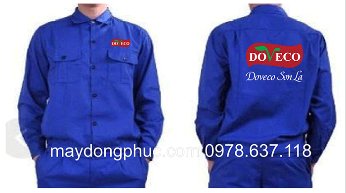 May đồng phục bảo hộ Công ty Doveco Sơn La | May dong phuc bao ho